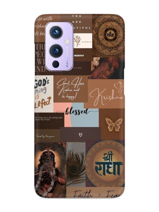 Krishna-Inspired Aesthetic Snap Case for Oneplus 9 (5G)