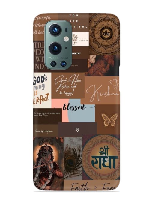 Krishna-Inspired Aesthetic Snap Case for Oneplus 9 Pro (5G) Zapvi