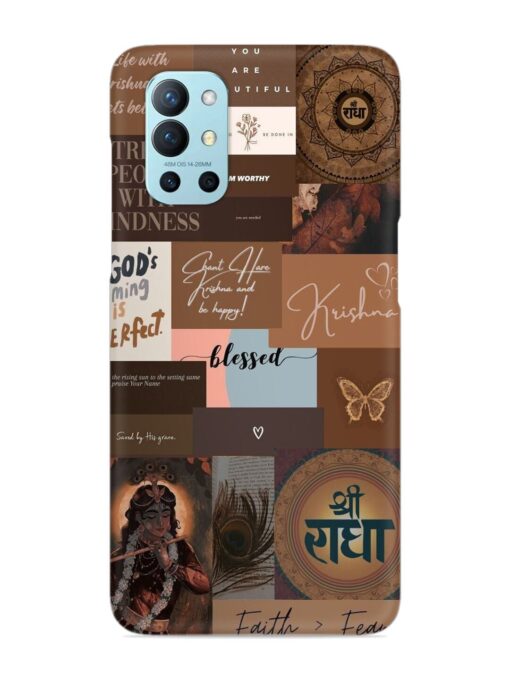 Krishna-Inspired Aesthetic Snap Case for Oneplus 9R (5G) Zapvi