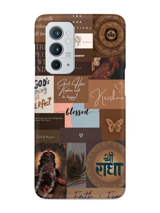 Krishna-Inspired Aesthetic Snap Case for Oneplus 9RT (5G) Zapvi