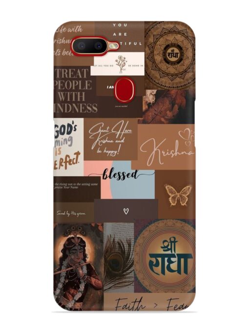 Krishna-Inspired Aesthetic Snap Case for Oppo A11K