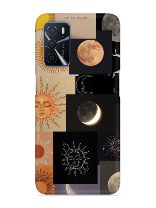 Celestial Collage Snap Case for Oppo A16 Zapvi