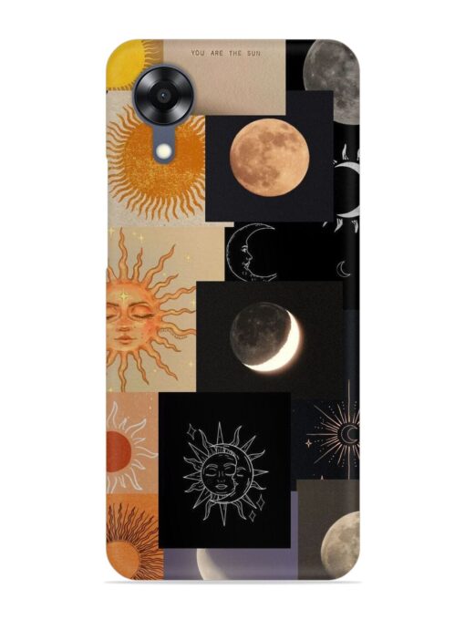 Celestial Collage Snap Case for Oppo A17K