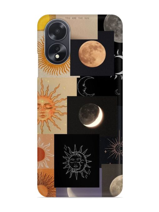 Celestial Collage Snap Case for Oppo A18