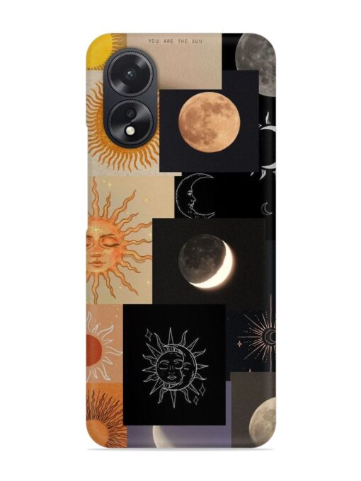 Celestial Collage Snap Case for Oppo A38