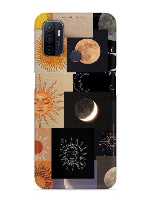 Celestial Collage Snap Case for Oppo A53 Zapvi