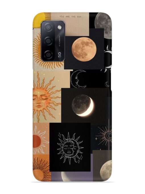 Celestial Collage Snap Case for Oppo A53S (5G) Zapvi