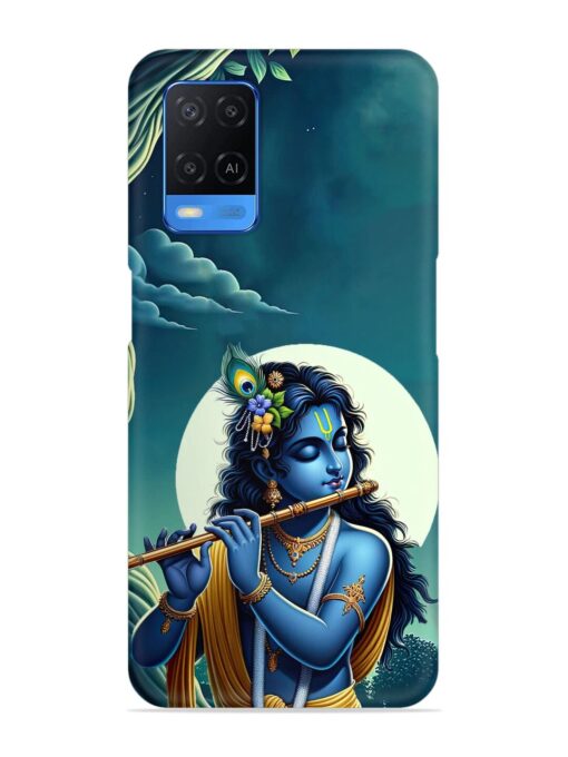 Krishna's Divine Flute Snap Case for Oppo A54 Zapvi