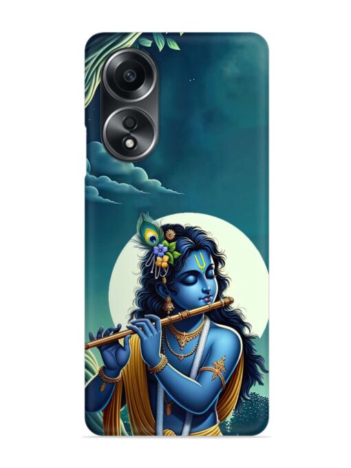 Krishna's Divine Flute Snap Case for Oppo A58