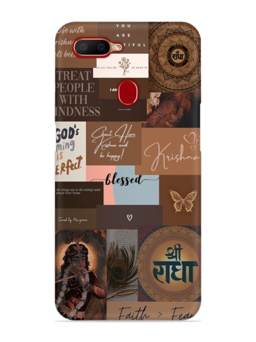 Krishna-Inspired Aesthetic Snap Case for Oppo A5S Zapvi