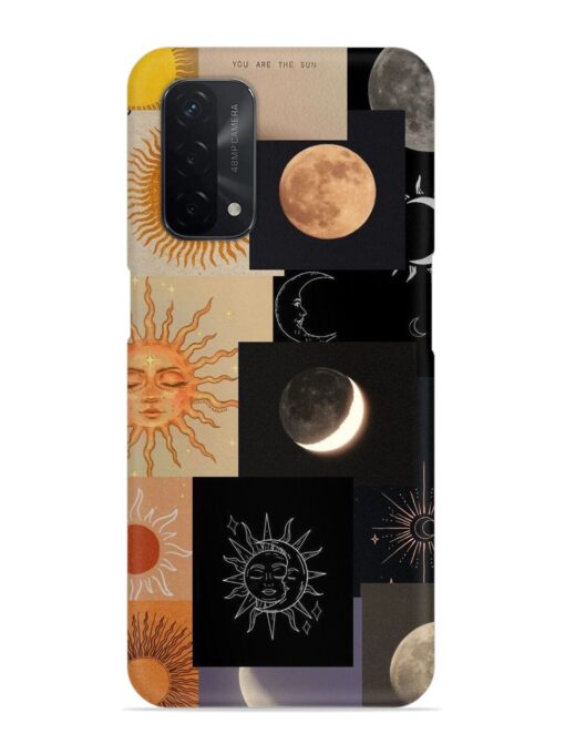 Celestial Collage Snap Case for Oppo A74 (5G) Zapvi