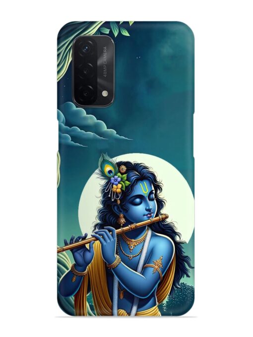 Krishna's Divine Flute Snap Case for Oppo A74 (5G) Zapvi