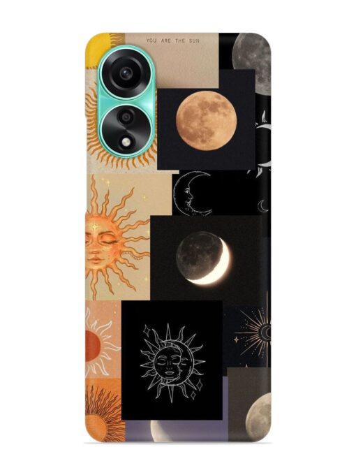 Celestial Collage Snap Case for Oppo A78 (4G)