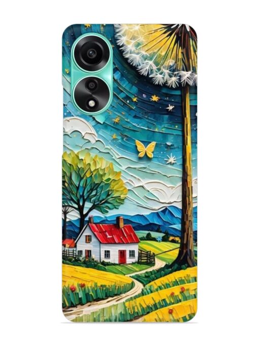 Dandelion Dreams Snap Case for Oppo A78 (4G) Zapvi