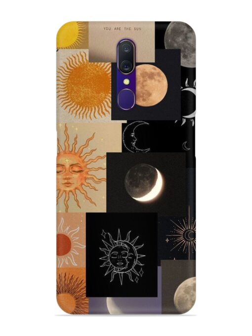 Celestial Collage Snap Case for Oppo A9 Zapvi