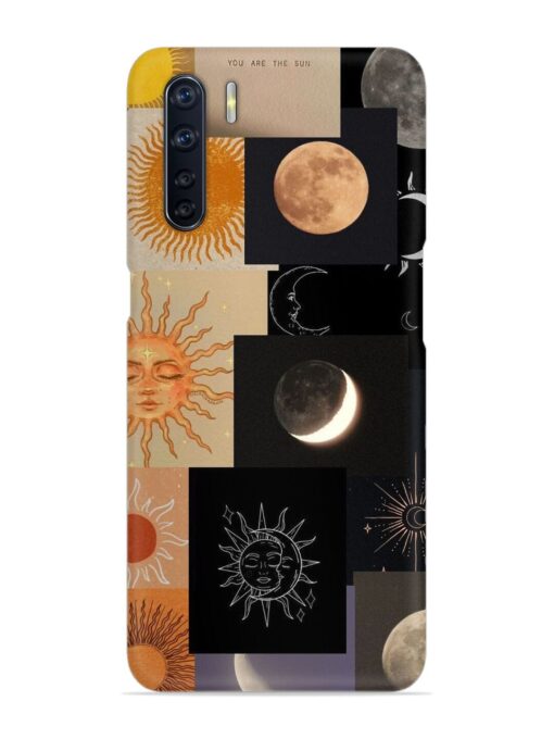 Celestial Collage Snap Case for Oppo F15 Zapvi