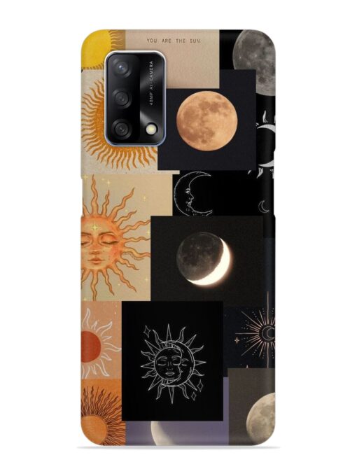 Celestial Collage Snap Case for Oppo F19 Zapvi