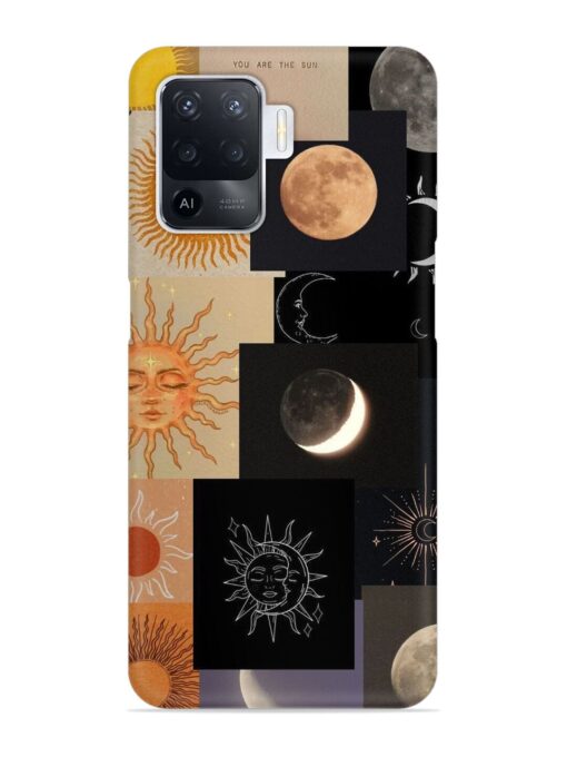 Celestial Collage Snap Case for Oppo F19 Pro