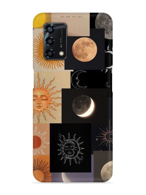 Celestial Collage Snap Case for Oppo F19S Zapvi