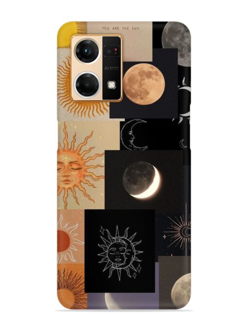 Celestial Collage Snap Case for Oppo F21 Pro (4G)