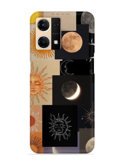 Celestial Collage Snap Case for Oppo F21S Pro (4G) Zapvi