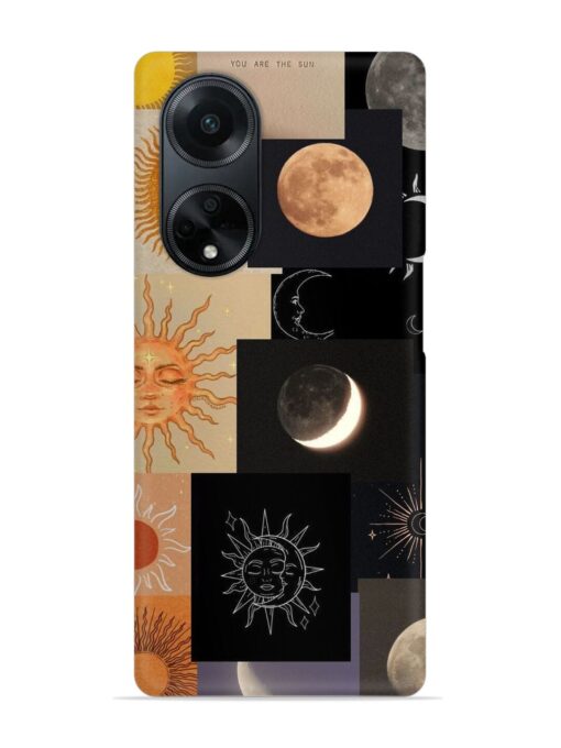 Celestial Collage Snap Case for Oppo F23 (5G) Zapvi