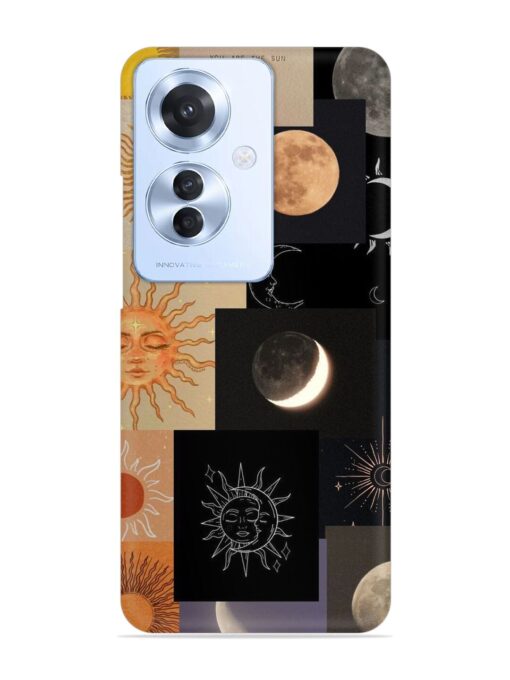 Celestial Collage Snap Case for Oppo F25 Pro (5G) Zapvi