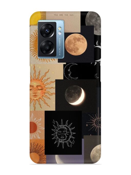 Celestial Collage Snap Case for Oppo K10 (5G) Zapvi