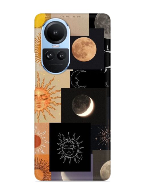 Celestial Collage Snap Case for Oppo Reno 10 (5G) Zapvi