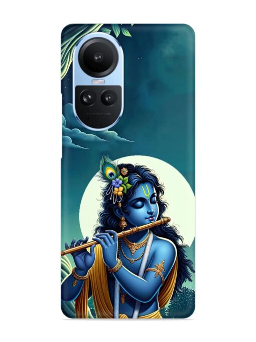 Krishna's Divine Flute Snap Case for Oppo Reno 10 (5G) Zapvi