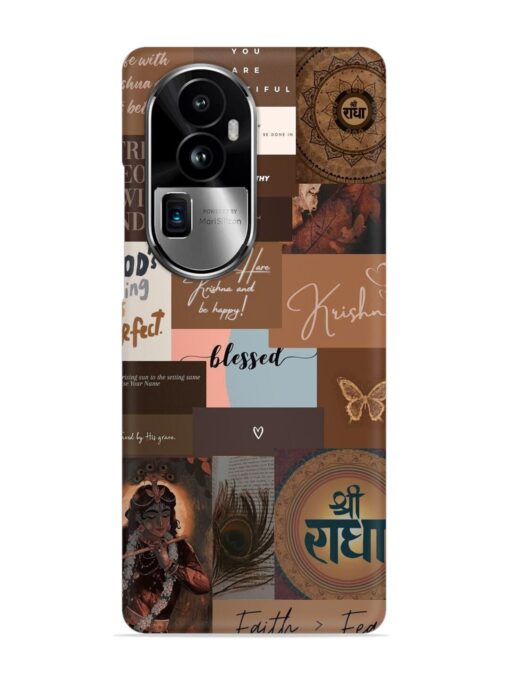 Krishna-Inspired Aesthetic Snap Case for Oppo Reno 10 Pro Plus (5G) Zapvi