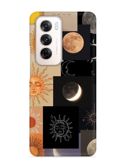 Celestial Collage Snap Case for Oppo Reno 12 (5G)