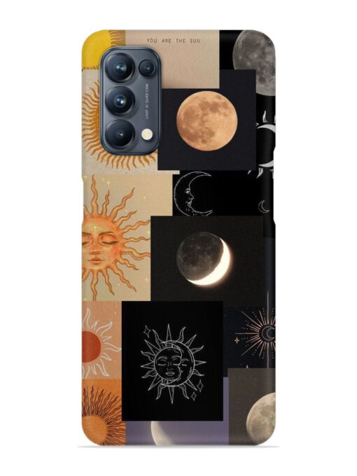 Celestial Collage Snap Case for Oppo Reno 5 Pro (5G) Zapvi