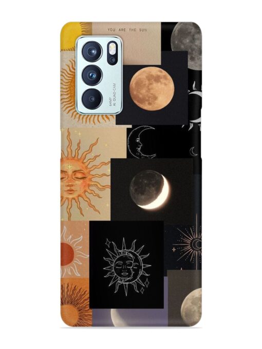 Celestial Collage Snap Case for Oppo Reno 6 Pro (5G) Zapvi