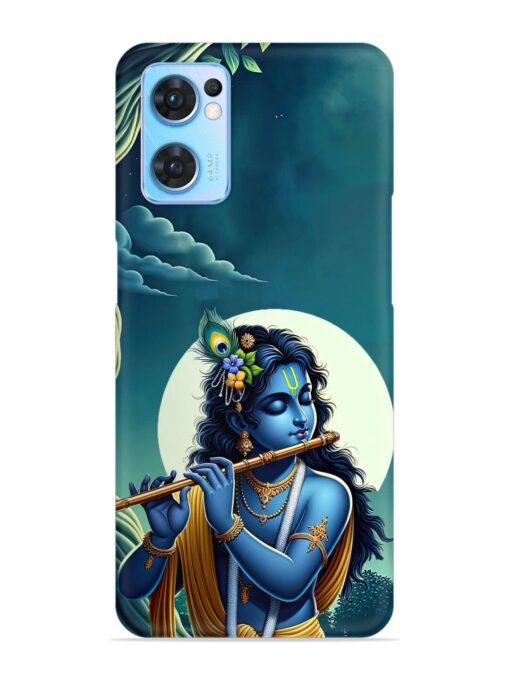 Krishna's Divine Flute Snap Case for Oppo Reno 7 (5G)