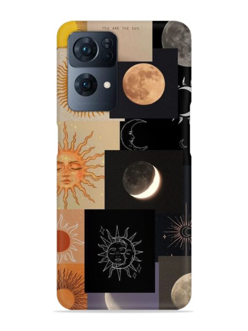 Celestial Collage Snap Case for Oppo Reno 7 Pro (5G)