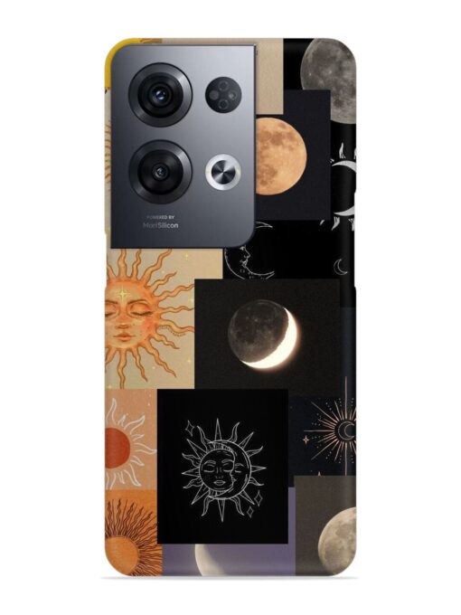 Celestial Collage Snap Case for Oppo Reno 8 Pro (5G) Zapvi