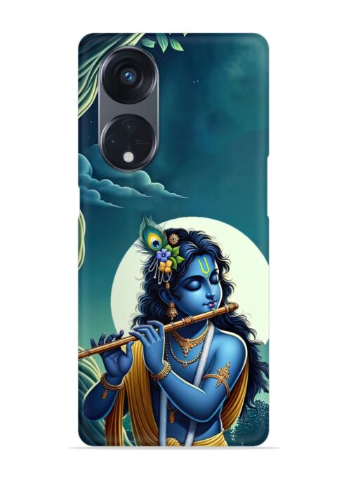 Krishna's Divine Flute Snap Case for Oppo Reno 8T (5G) Zapvi