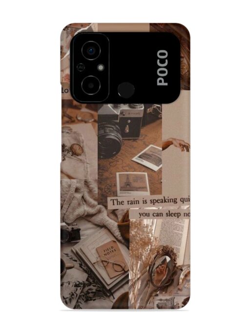 Nostalgic Aesthetic Snap Case for Poco C55 Zapvi