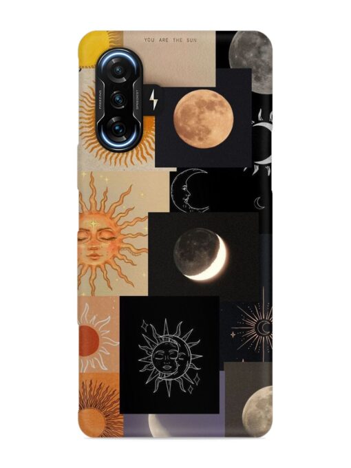 Celestial Collage Snap Case for Poco F3 Gt (5G)