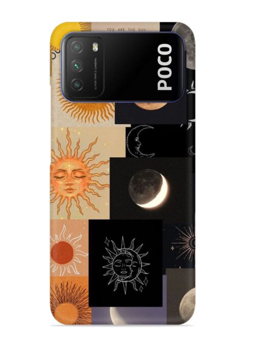 Celestial Collage Snap Case for Poco M3 Zapvi