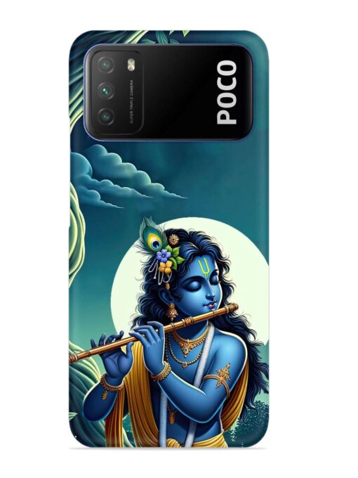 Krishna's Divine Flute Snap Case for Poco M3 Zapvi