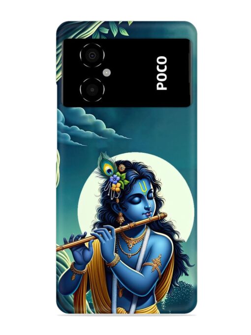 Krishna's Divine Flute Snap Case for Poco M4 (5G) Zapvi