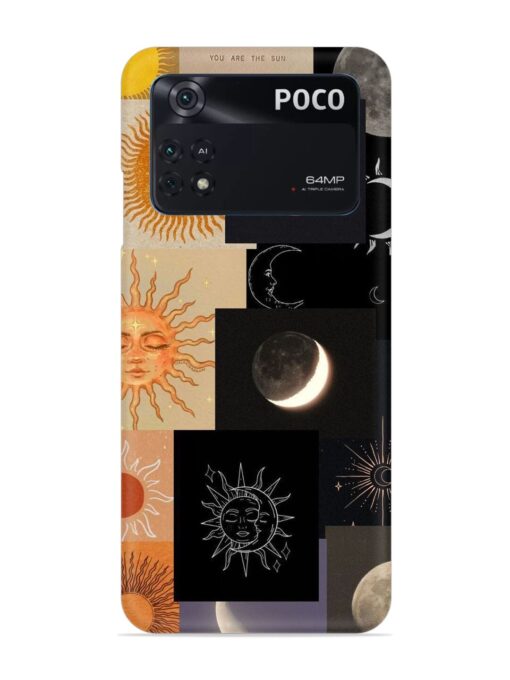 Celestial Collage Snap Case for Poco M4 Pro (4G)