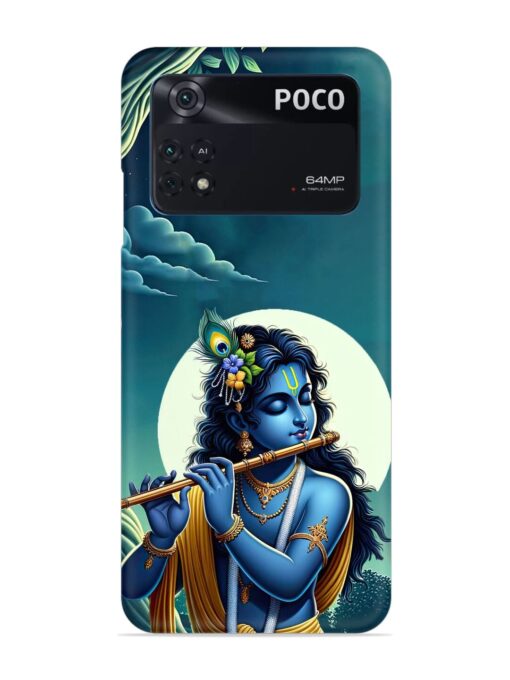 Krishna's Divine Flute Snap Case for Poco M4 Pro (4G) Zapvi