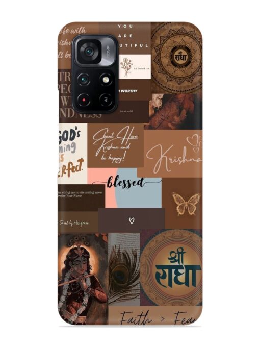 Krishna-Inspired Aesthetic Snap Case for Poco M4 Pro (5G) Zapvi