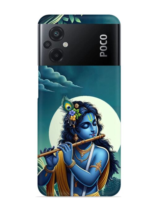 Krishna's Divine Flute Snap Case for Poco M5 Zapvi