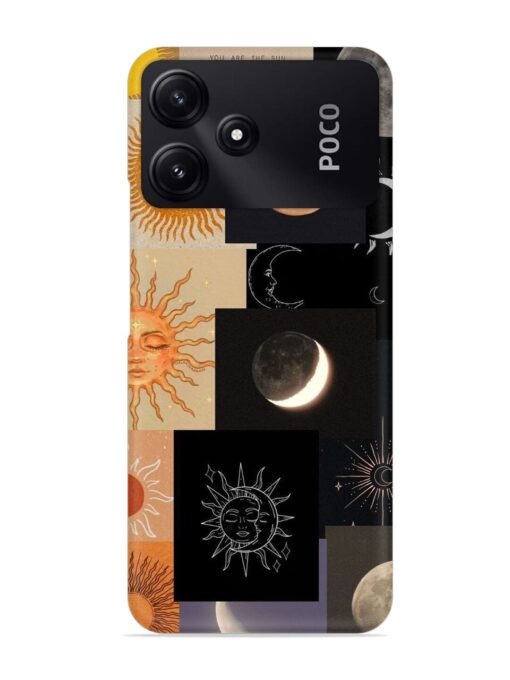 Celestial Collage Snap Case for Poco M6 Pro (5G)