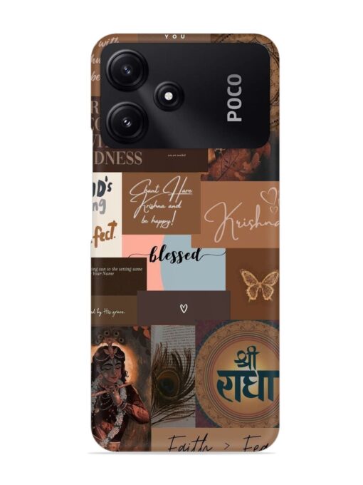 Krishna-Inspired Aesthetic Snap Case for Poco M6 Pro (5G) Zapvi