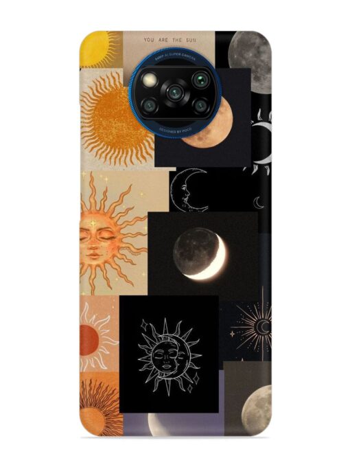 Celestial Collage Snap Case for Poco X3 Zapvi